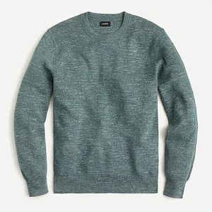 J. Crew Rugged Crewneck Sweater Green L